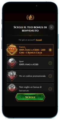 Legiano casinò registrazione