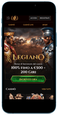 legiano casino homepage