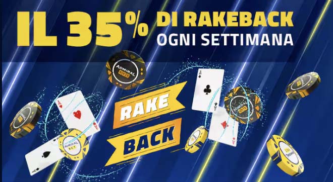 admiralbet bonus poker rakeback