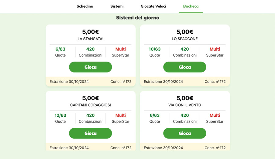 app superenalotto metodi di pagamento