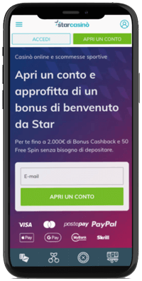 star casino bonifico bancario