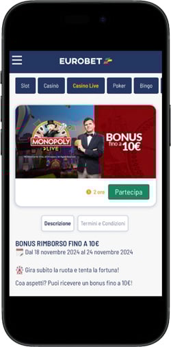 eurobet monopoly live