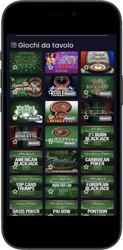 giochi tavolo golden lion casino