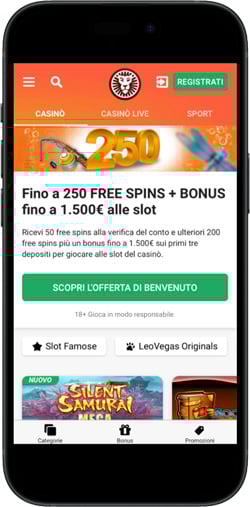 {18} I bookmaker come LeoVegas non accettano Google Pay.
