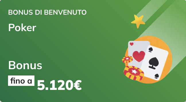 sisal bonus benvenuto poker