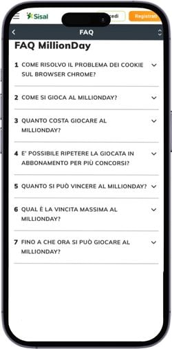 faq million day online sicurezza