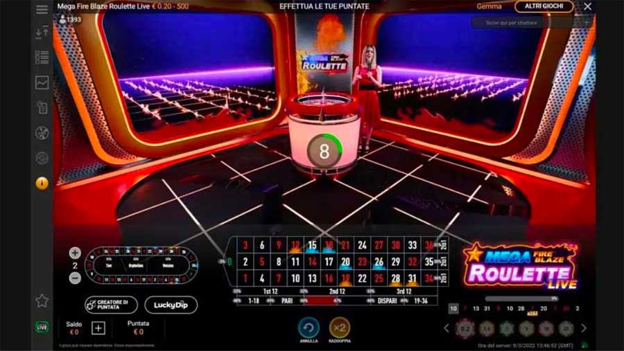 mega fire blaze online guida