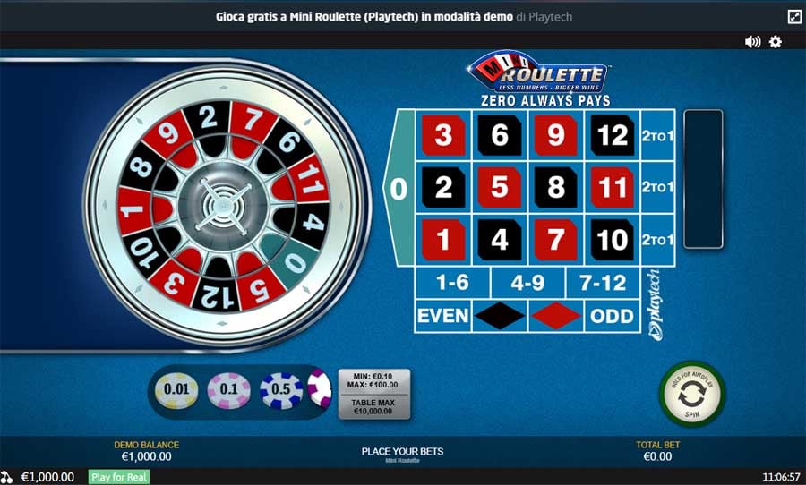 giocare mini roulette online giocare mini roulette online