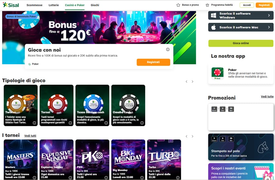 sisal poker online sisal poker online