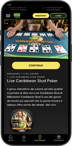 888casino Caribbean Stud Poker 888casino Caribbean Stud Poker