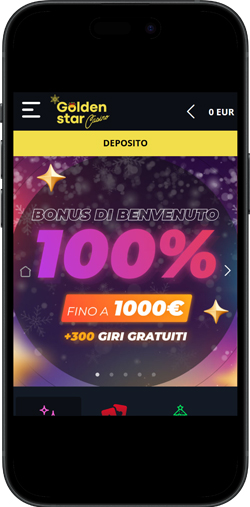 bonus di benvenuto golden star casino