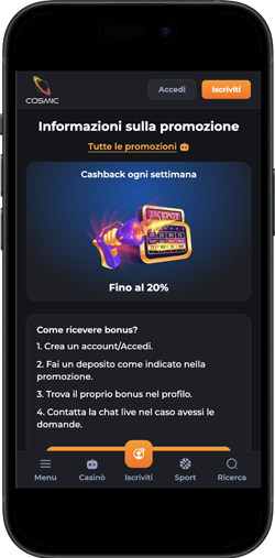 eventi speciali cosmic slot eventi speciali cosmic slot