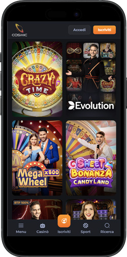 bonus benvenuto cosmic slot welcome bonus