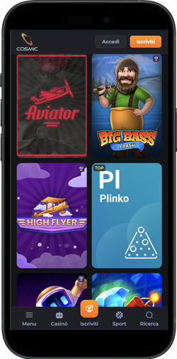 promozioni cosmic slot giri gratis