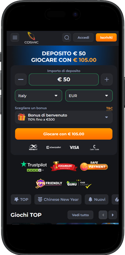 Requisiti di wagering eventi speciali cosmic slot