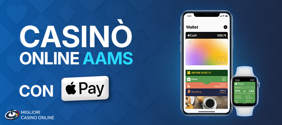 MCO aams Apple Pay migliori casinò aams con apple pay