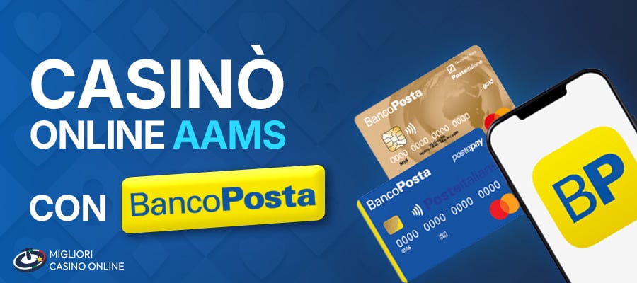 MCO aams BancoPosta Casinò online aams con banco posta
