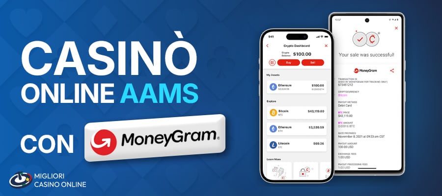 MCO aams MoneyGram casinò online money gram