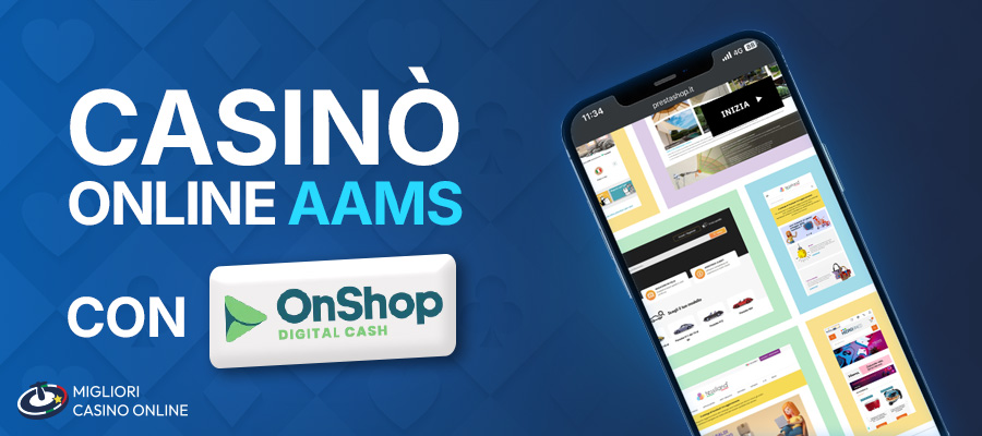MCO aams Onshop casinò online con onshop