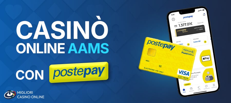 MCO aams PostePAy casino online aams con postepay