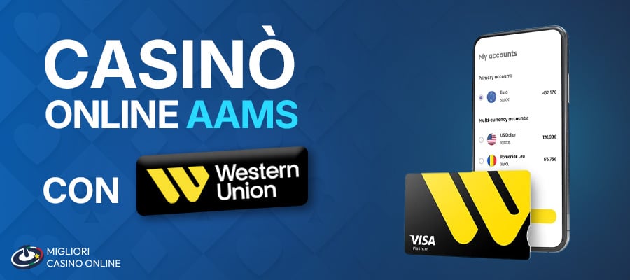 MCO aams Western Union casinò online con western union