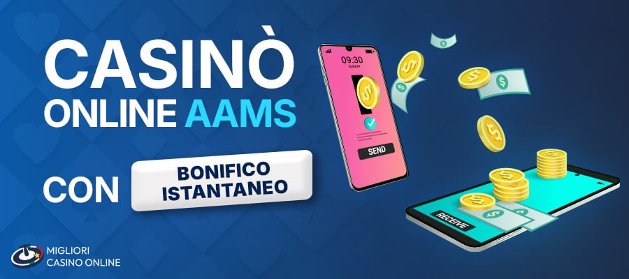 MCO aams bonifico istantaneo Le migliori piattaforme di casinò online con supporto per bonifico istantaneo.