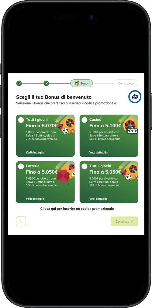 Settimanali Bonus settimanali