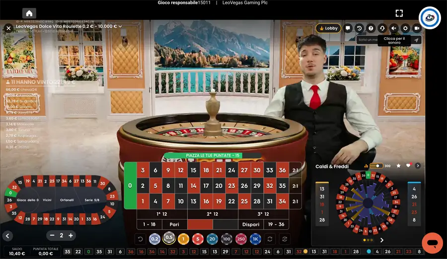 dolce vita roulette leovegas dolce vita roulette leovegas