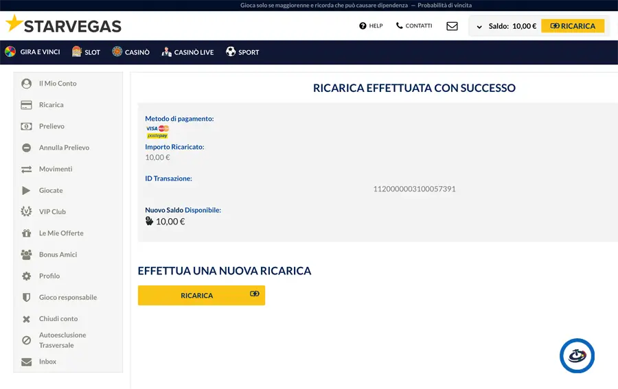 funzionalita starvegas funzionalità starvegas
