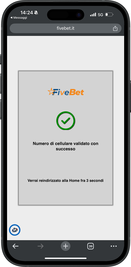validato fivebet