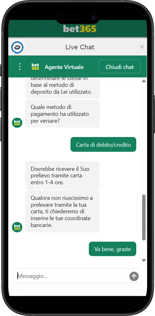 bet365 assistenza
