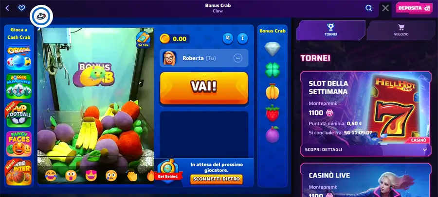 bonus crab roby casino