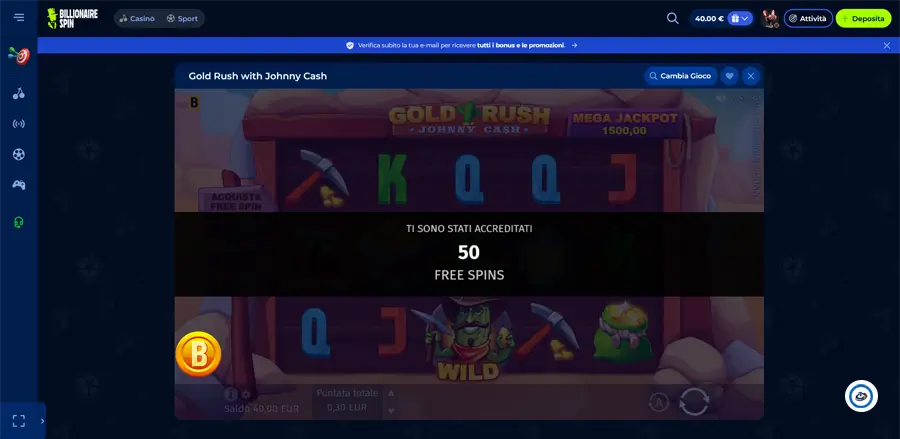 freespins billionairespin