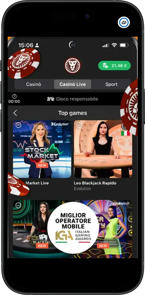{129} leovegas app casino live slot soldi veri