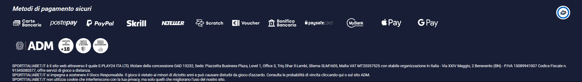 loghi di sicurezza sportitaliabet
