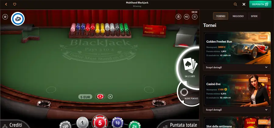 blackjack multihand su crownplay