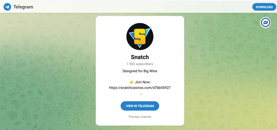 telegram snatch casino telegram snatch casino
